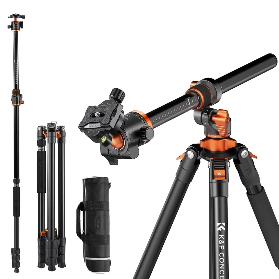 K&F Concept treppiede alluminio 230cm 10kg testa sfera
