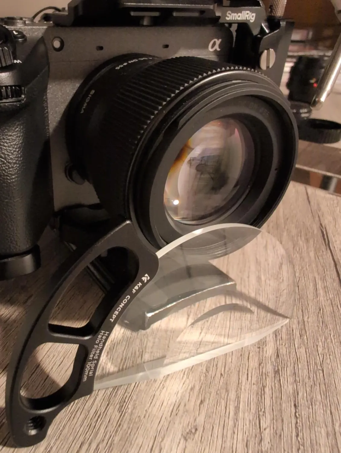 K&F Concept Nano-Bacis filtro halo spirale 100mm manuale