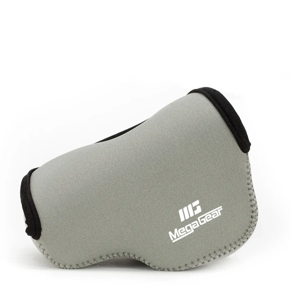 MegaGear Canon G1 X II custodia neoprene grigia moschettone
