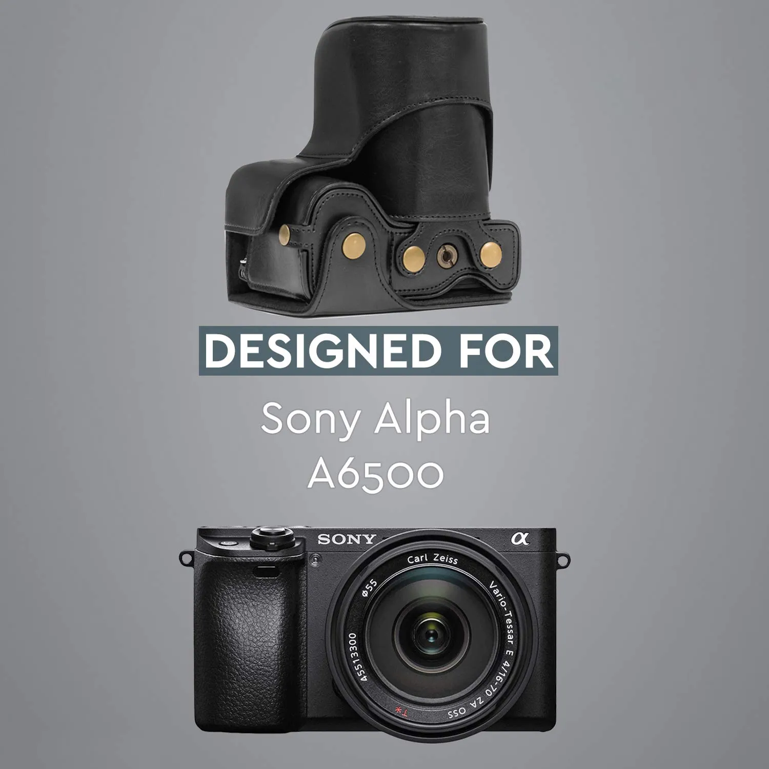 MegaGear MG1014 Ever Ready Custodia Sony A6500 Nera