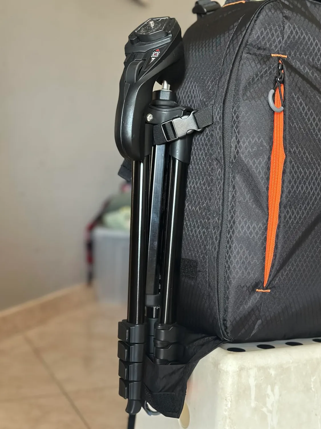 K&F Concept zaino fotografico 10L nero-arancione leggero