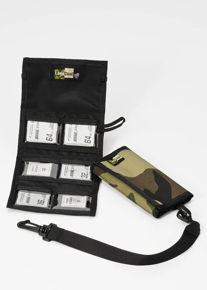 LensCoat Memory Wallet CF6 porta schede nero impermeabile