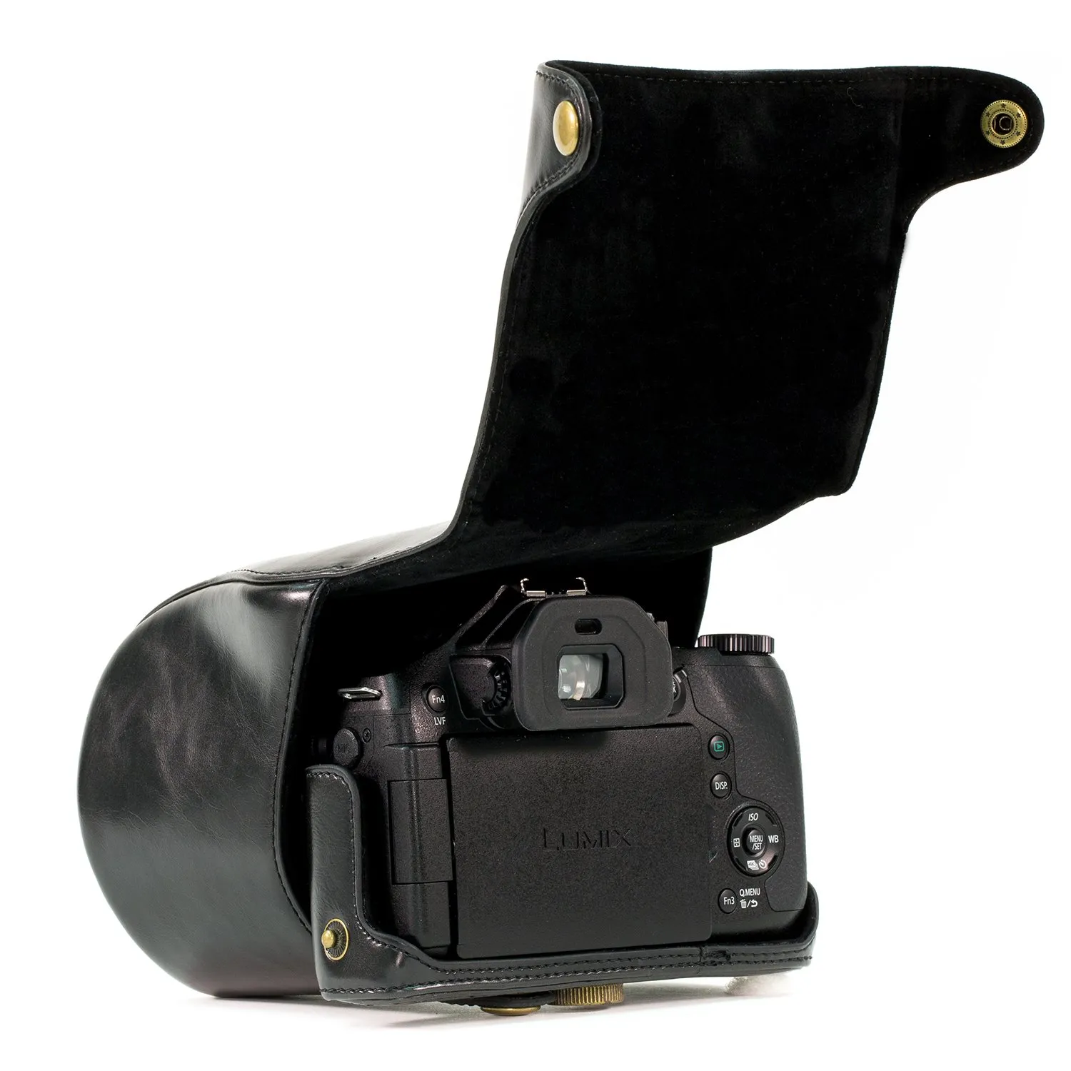 MegaGear Ever Ready custodia Panasonic FZ1000 ecopelle nera