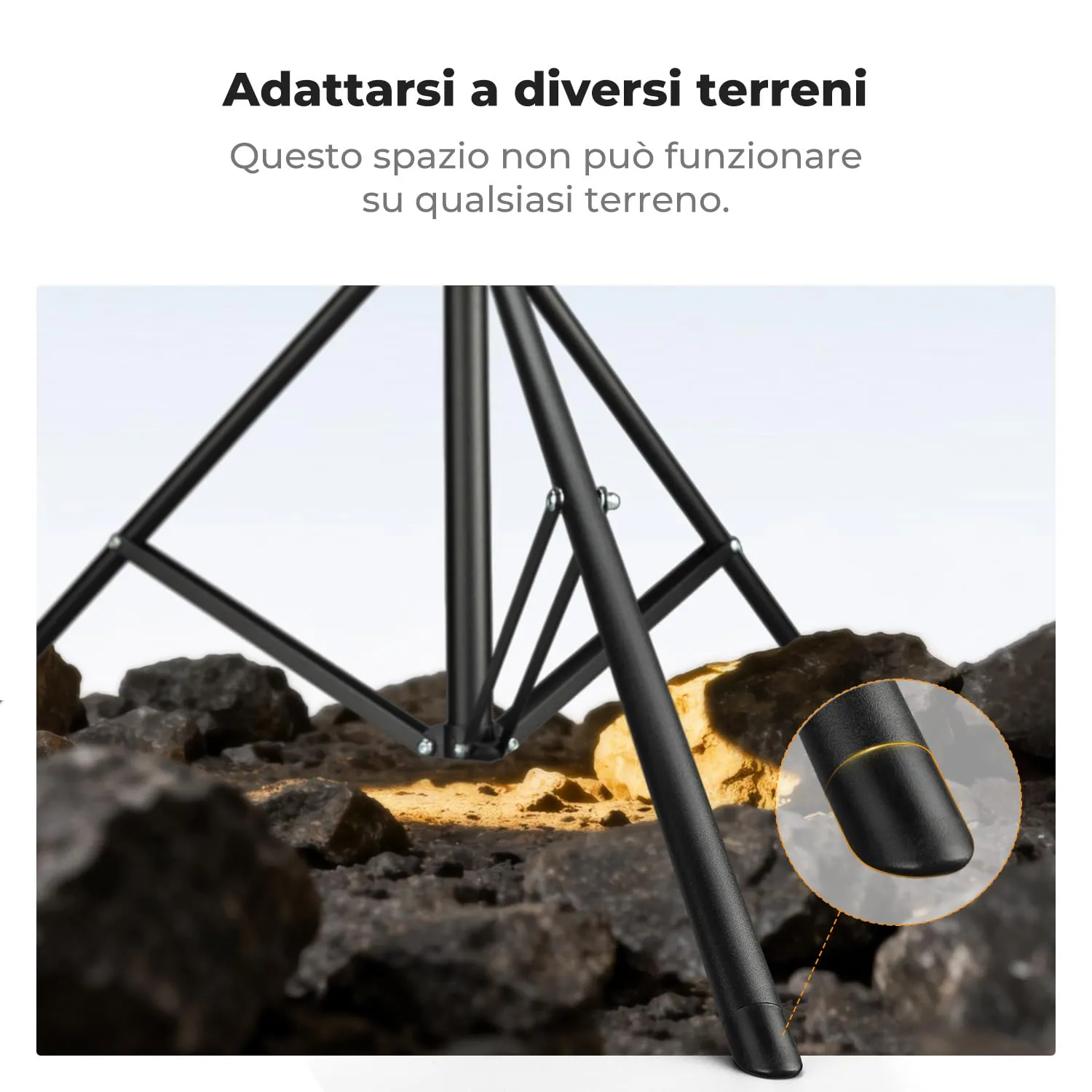 K&F Concept Stativo Luce Treppiede 280cm 1/4" con Custodia