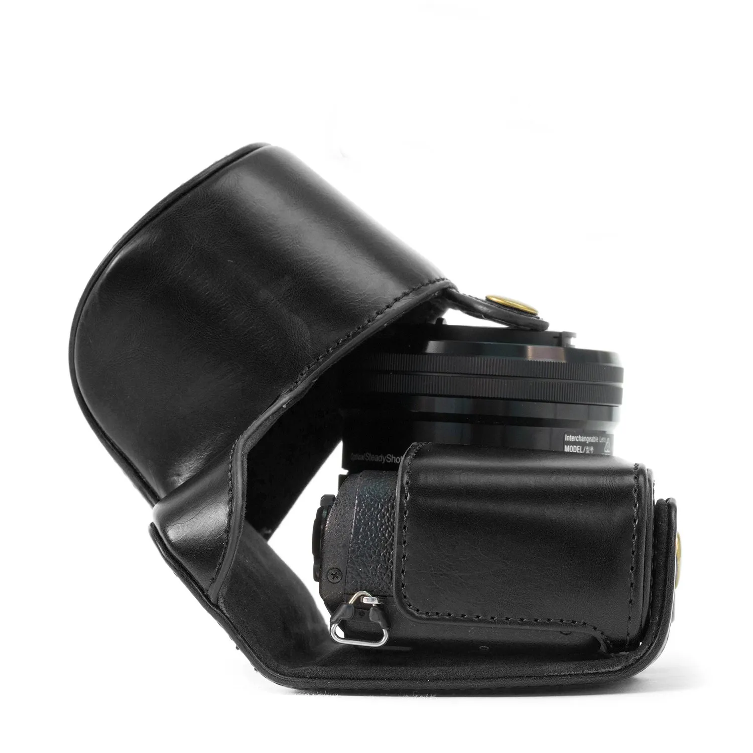 MegaGear Ever Ready Custodia Pelle Sony A5100 Nera