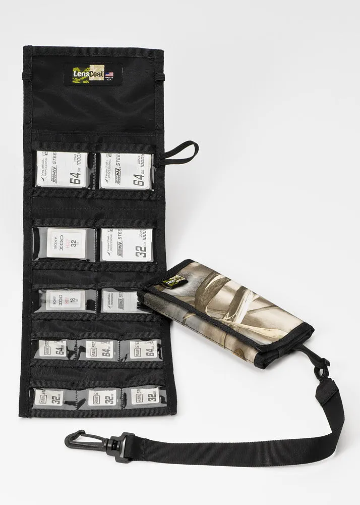 LensCoat Memory Wallet Combo 66 port rotating nero waterproof