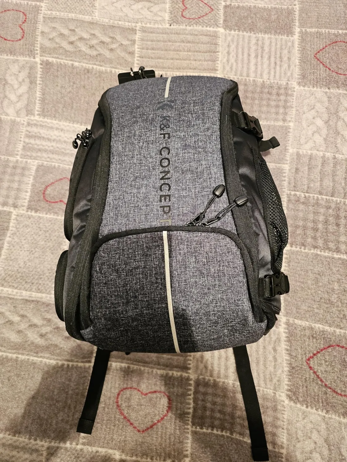 K&F Concept Zaino Foto 25L Impermeabile Nero Grigio