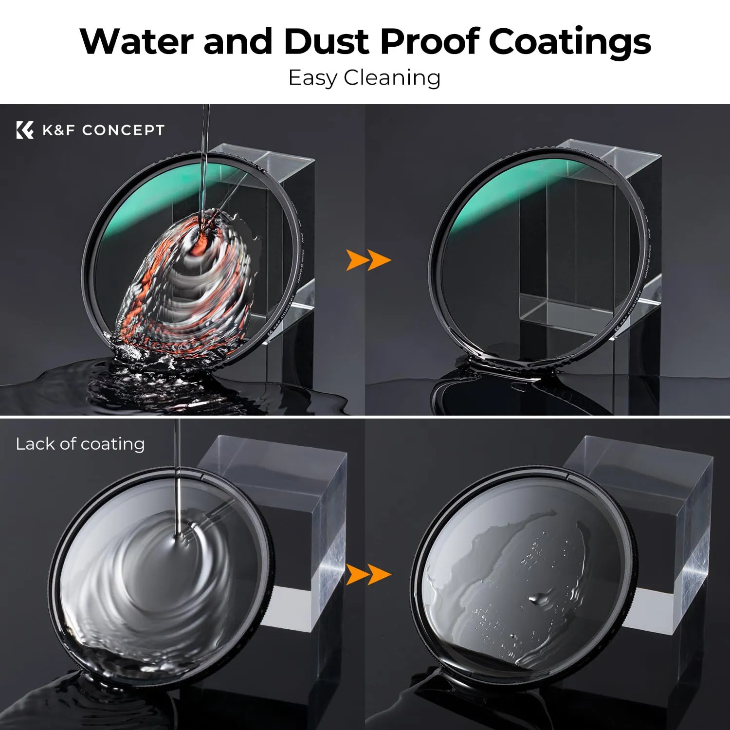 K&F Concept Nano-Dazzle 82mm kit filtri ND8 ND64 ND1000