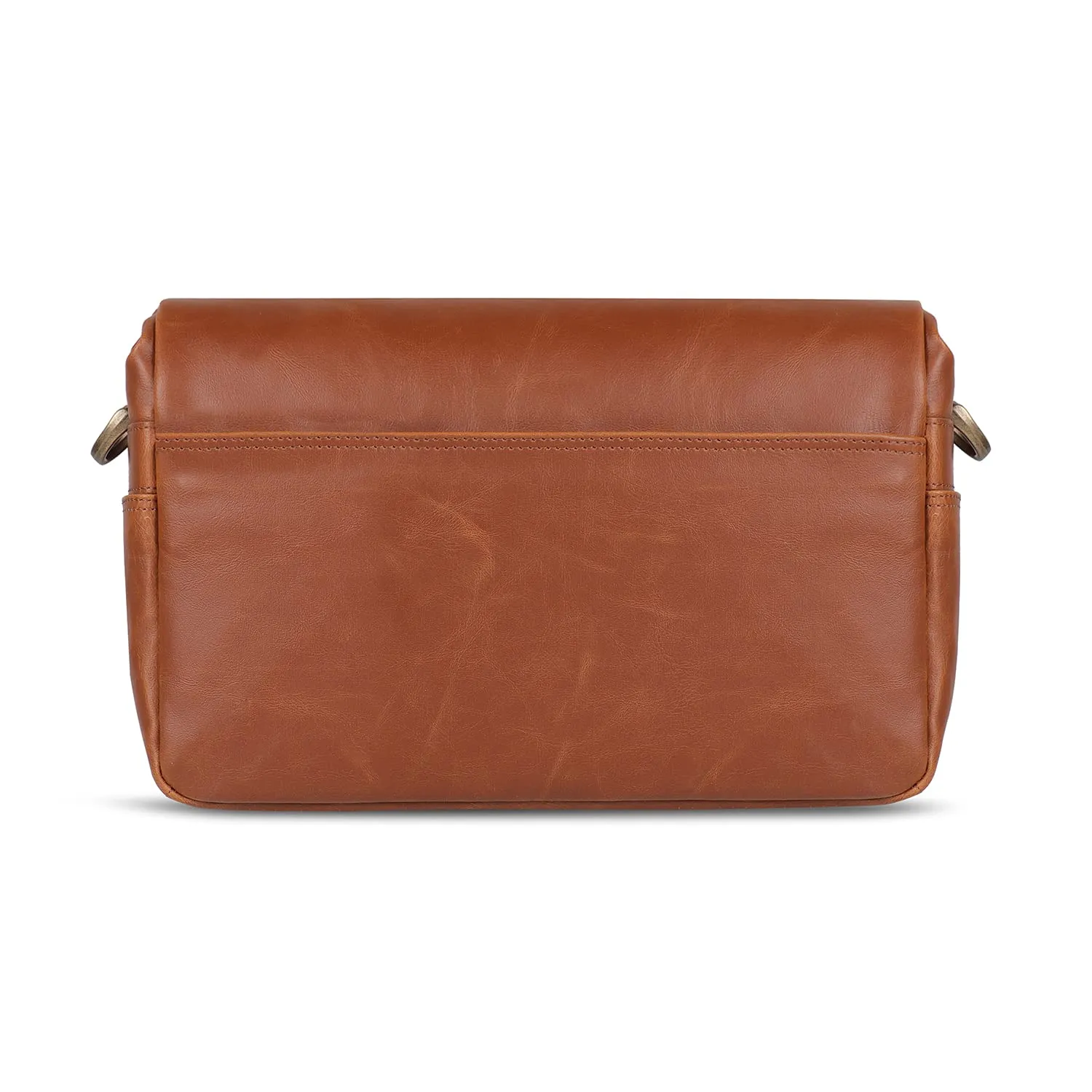 MegaGear MG1524 borsa tracolla pelle marrone chiaro mirrorless