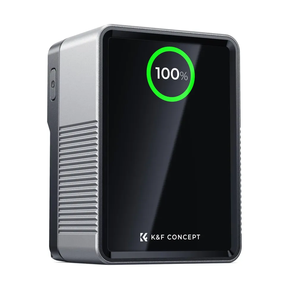 K&F Concept V-Mount 99Wh Mini batteria nera 14,8V video