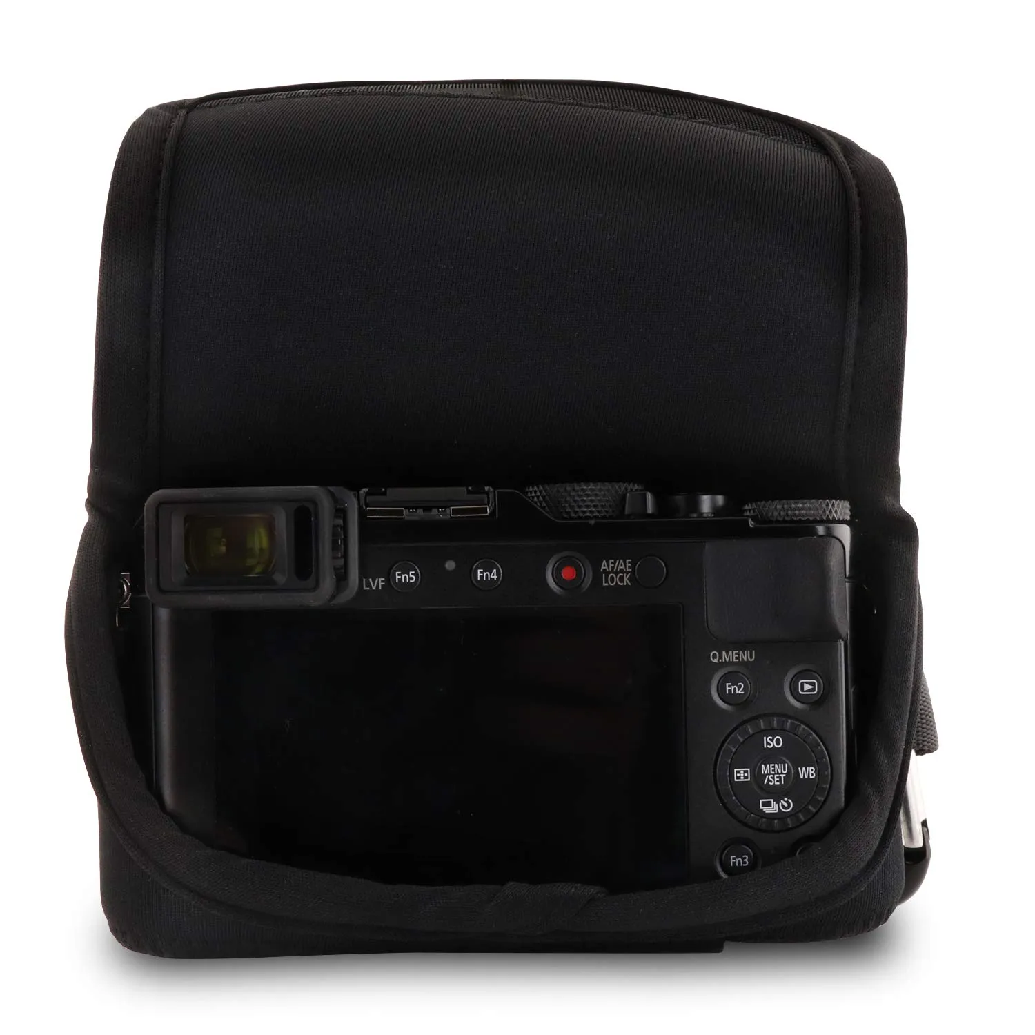 MegaGear custodia neoprene Leica D-Lux 7/8 nera taglia unica