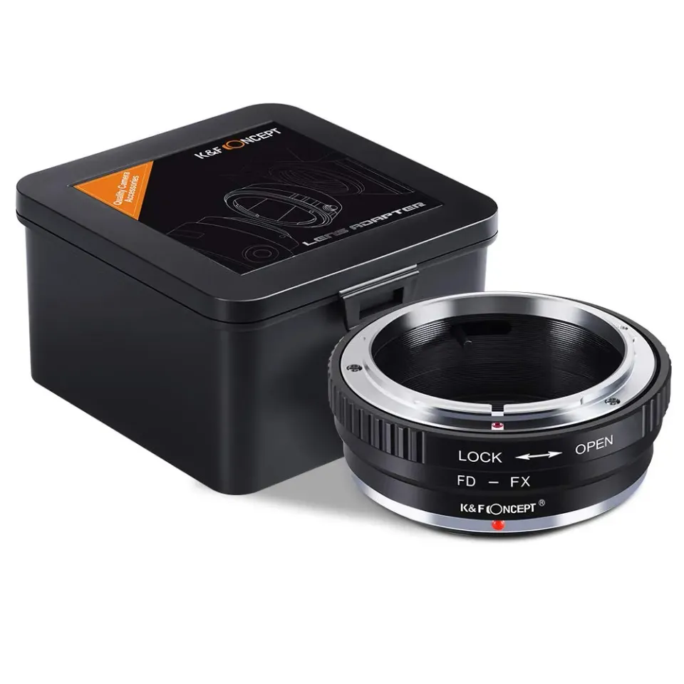 K&F Concept FD-FX adattatore obiettivi Canon FD-Fuji X manuale