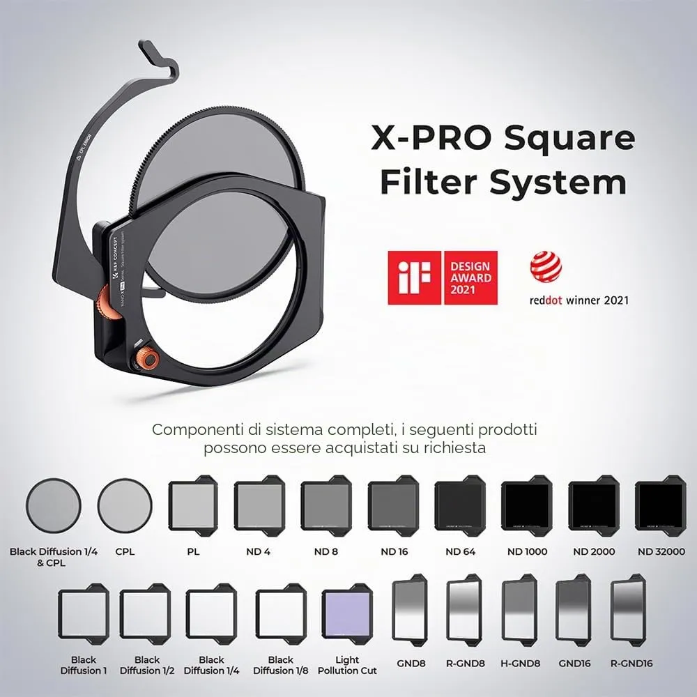 K&F Concept Nano Xcel PRO filtro GND8 100x150mm soft