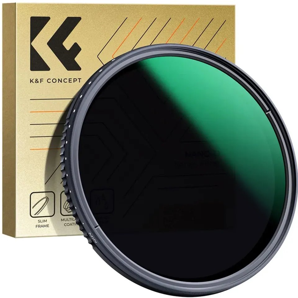 K&F Concept Nano-Dazzel Filtro ND Variabile 37mm ND8-2000