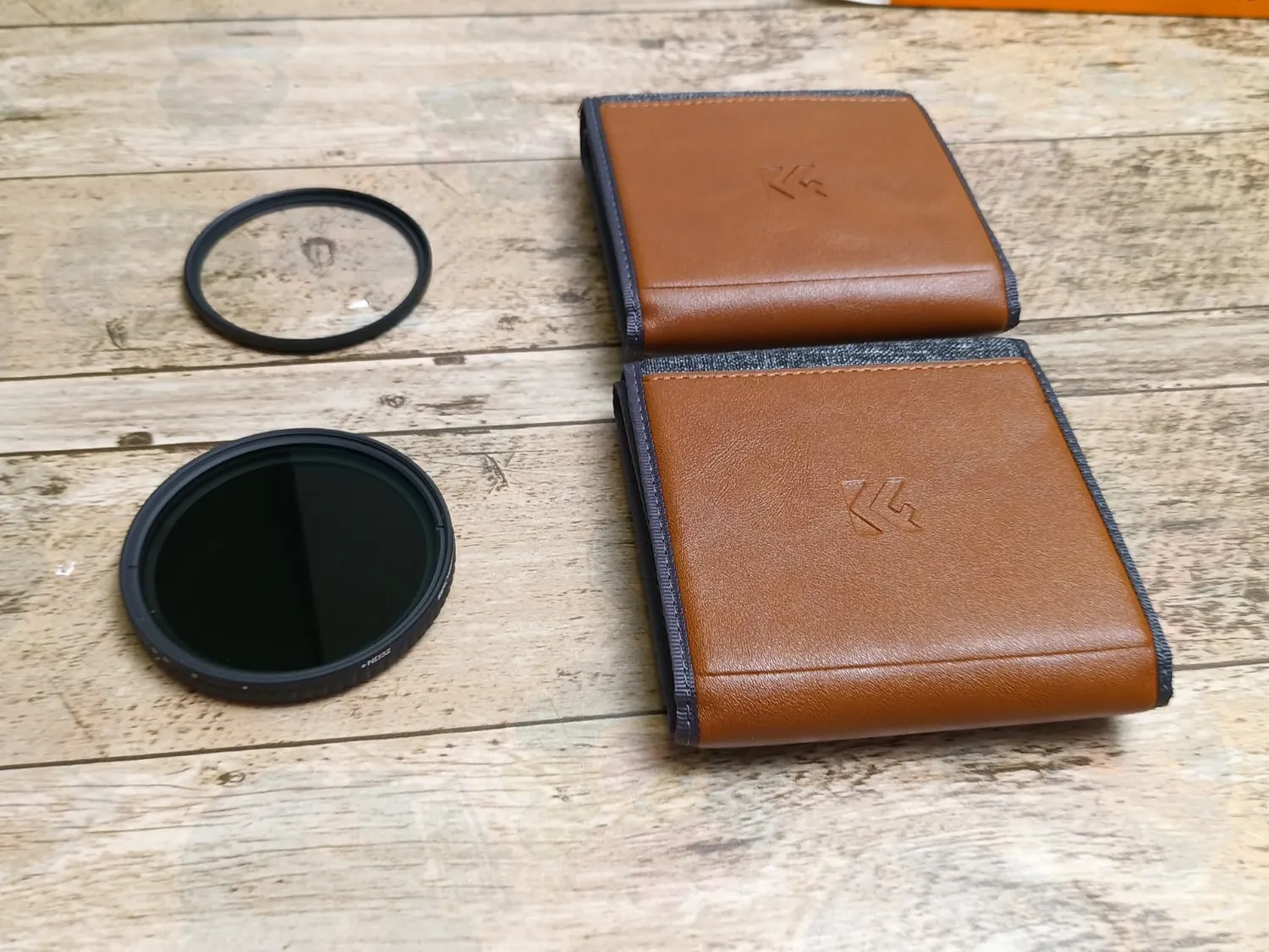 K&F Concept custodia portafiltri 95mm 4 posti impermeabile