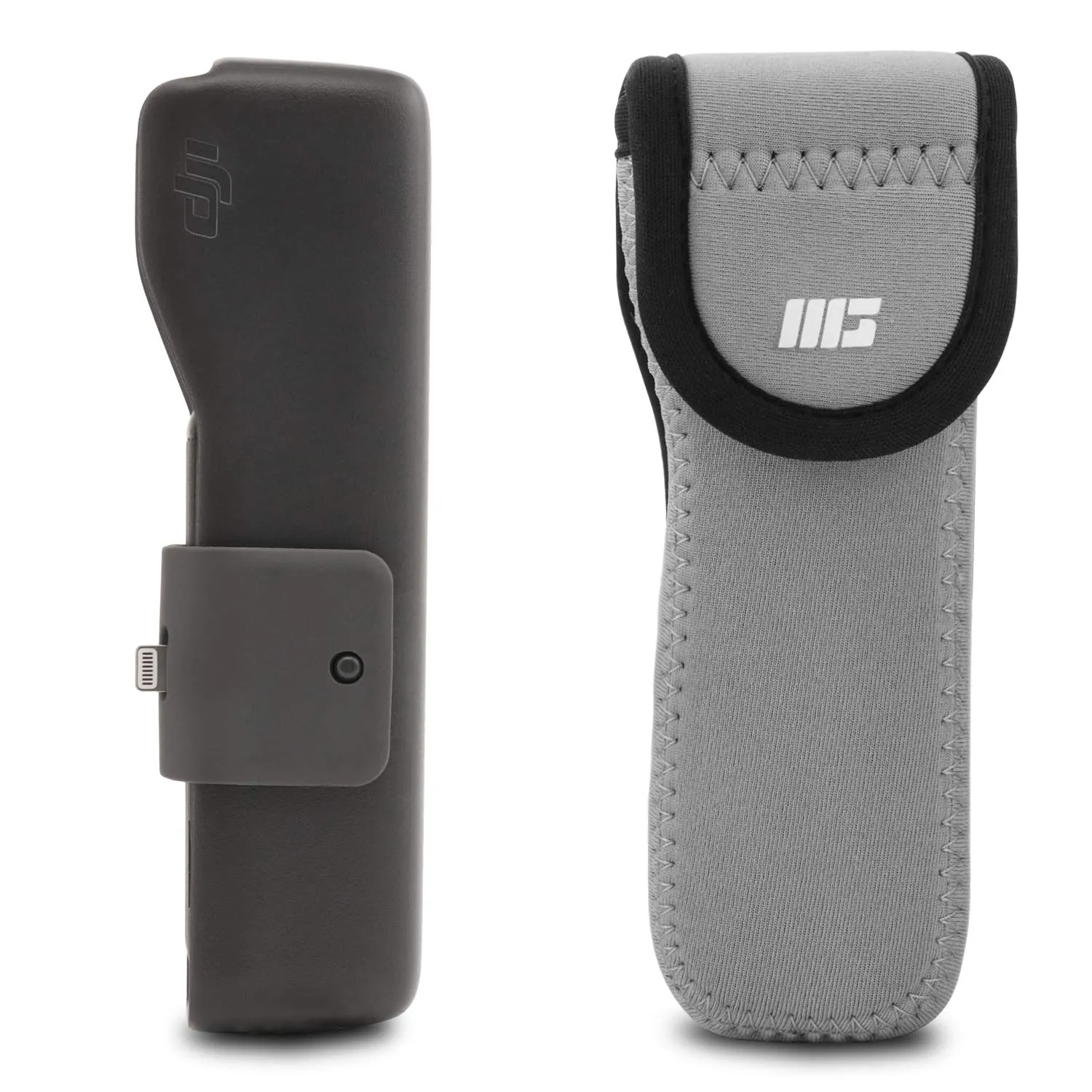 MegaGear Custodia Neoprene DJI Osmo Pocket Grigia Antigraffio