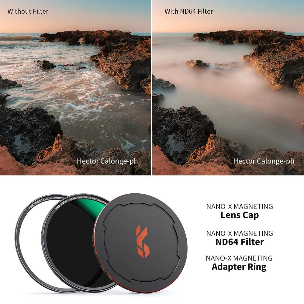 K&F Concept Nano-X filtro ND64 magnetico 67mm 6 stop