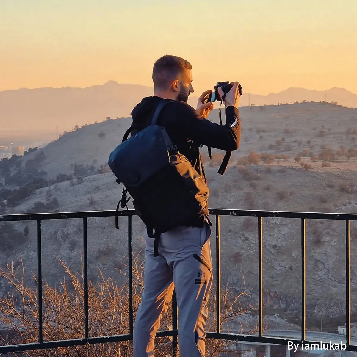 VSGO Black Snipe Pro Zaino Fotografico 16L impermeabile