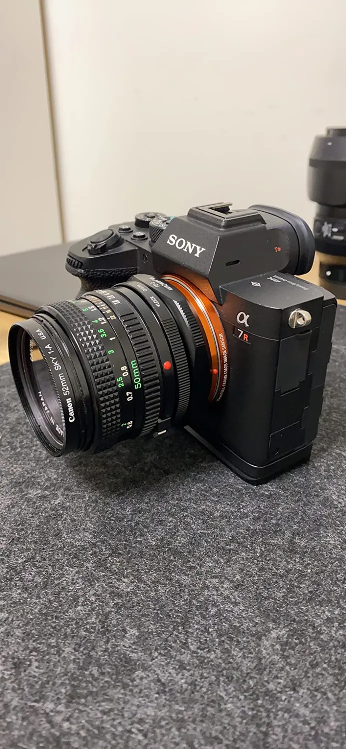 K&F Concept FD-E adattatore obiettivo Canon FD-Sony E opaco