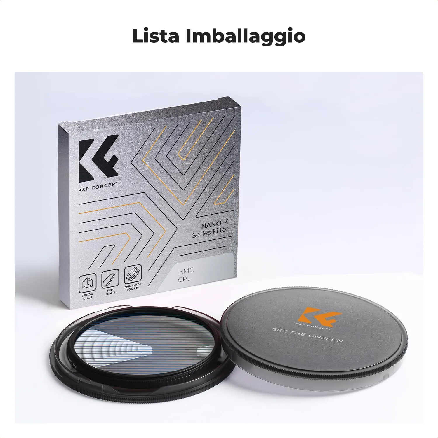 K&F Concept Nano-Klear Filtro Blue Streak 67mm Anamorfico