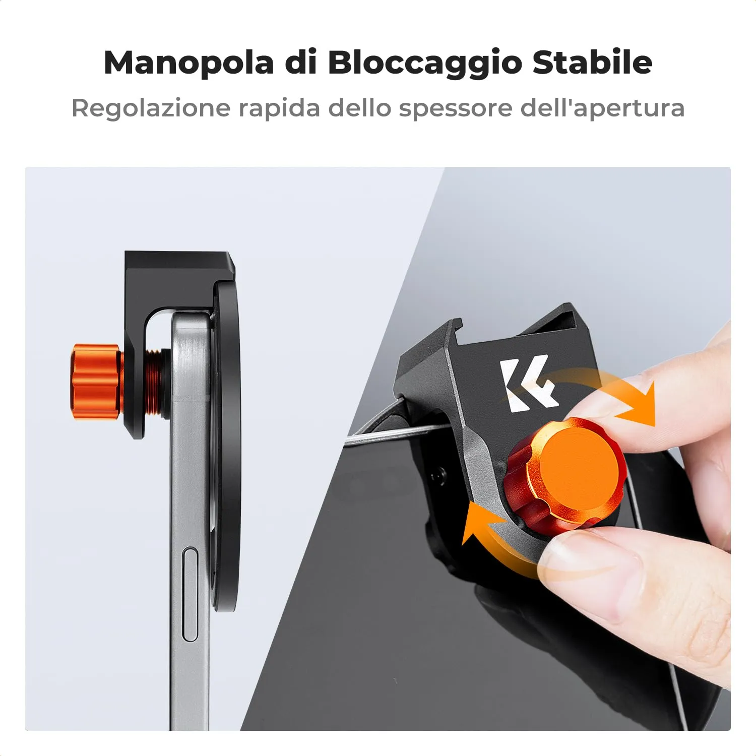 K&F Concept Clip-on magnetico 67mm adattatore smartphone