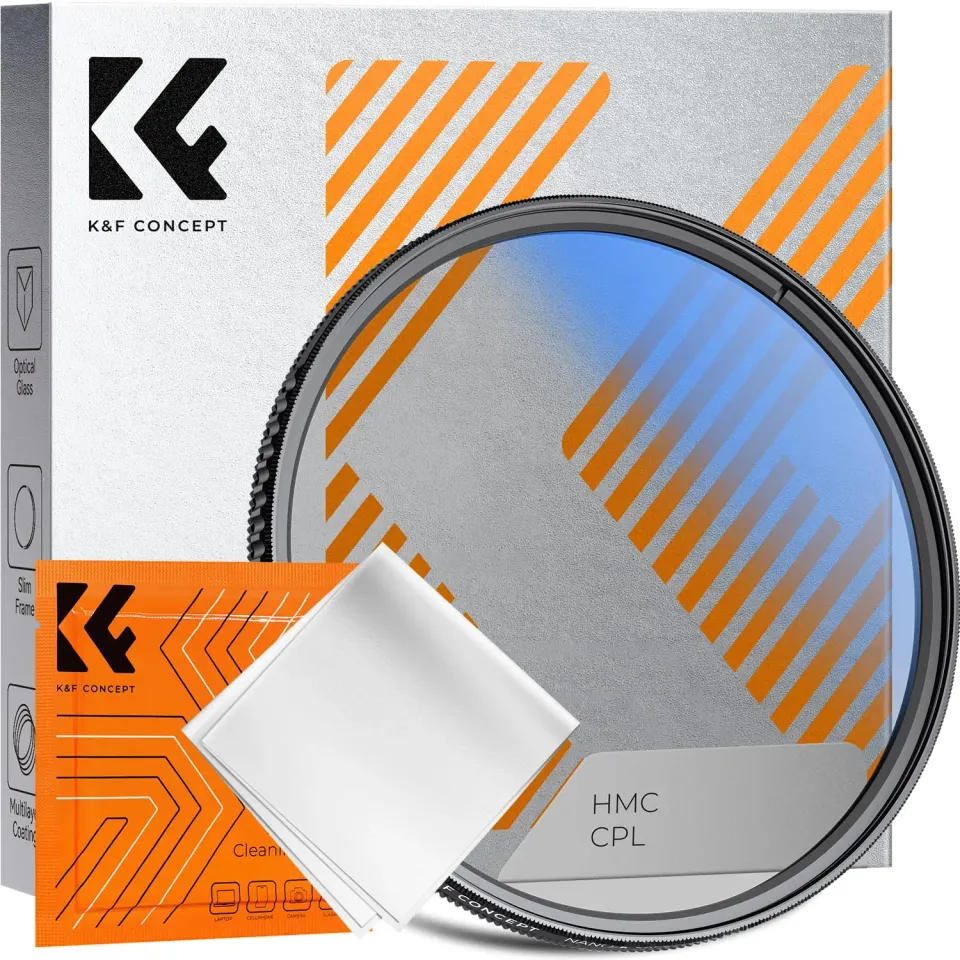 K&F Concept Nano-Klear CPL filtro polarizzatore 82mm