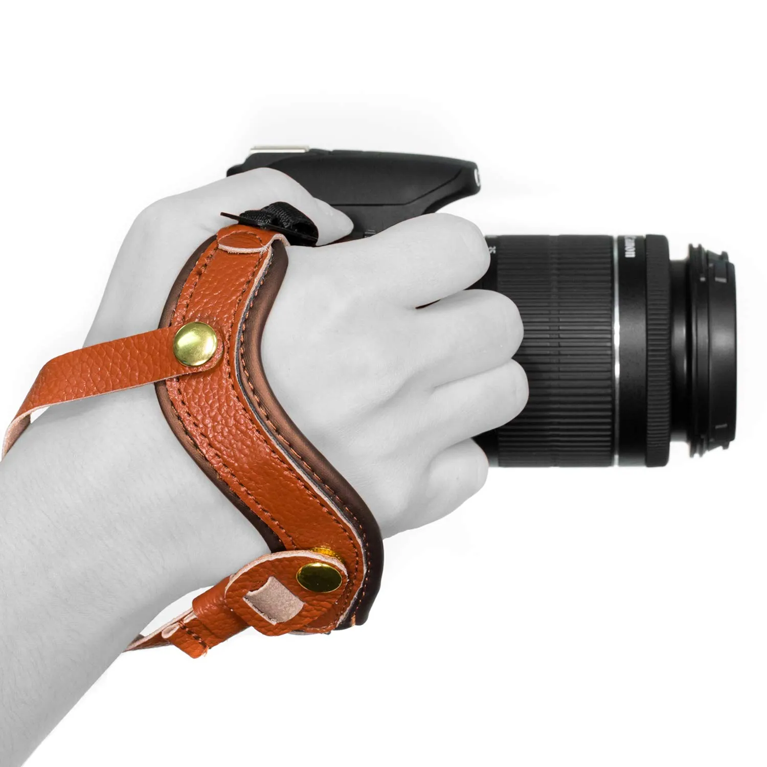MegaGear SLR DSLR Tracolla Fotocamera Pelle Nero