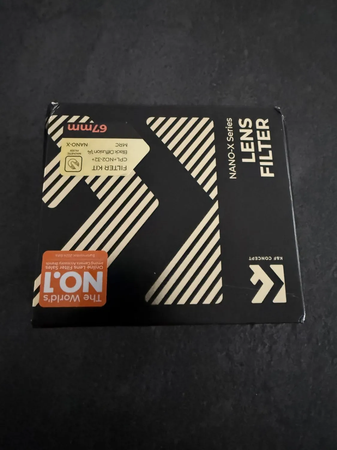 K&F Concept Nano-Xcel CPL ND2-32 Black-Mist 67mm kit filtri magnetici