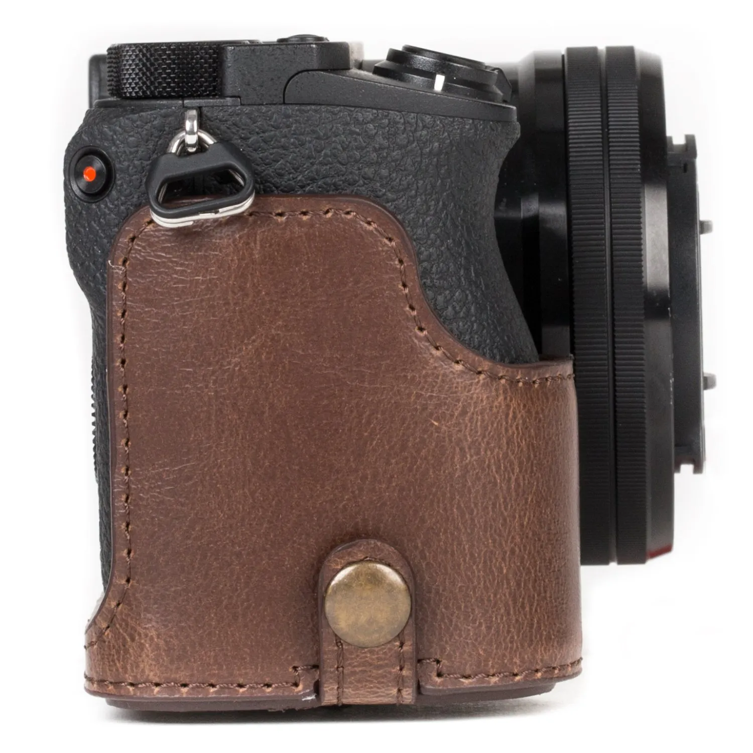 MegaGear MG1231 A6500 16-50 custodia pelle marrone scuro