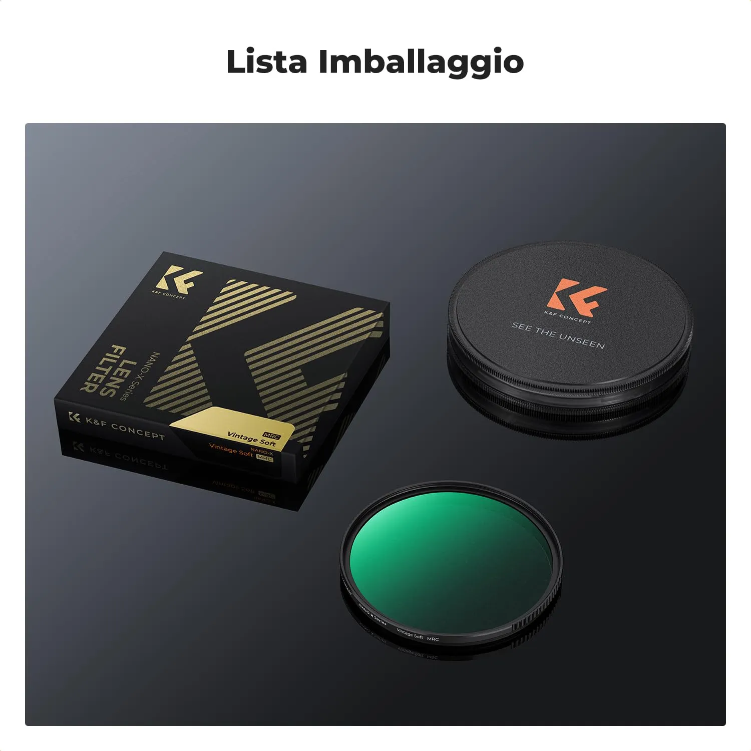 K&F Concept Nano-Xcel Filtro Vintage Soft 67mm cinema