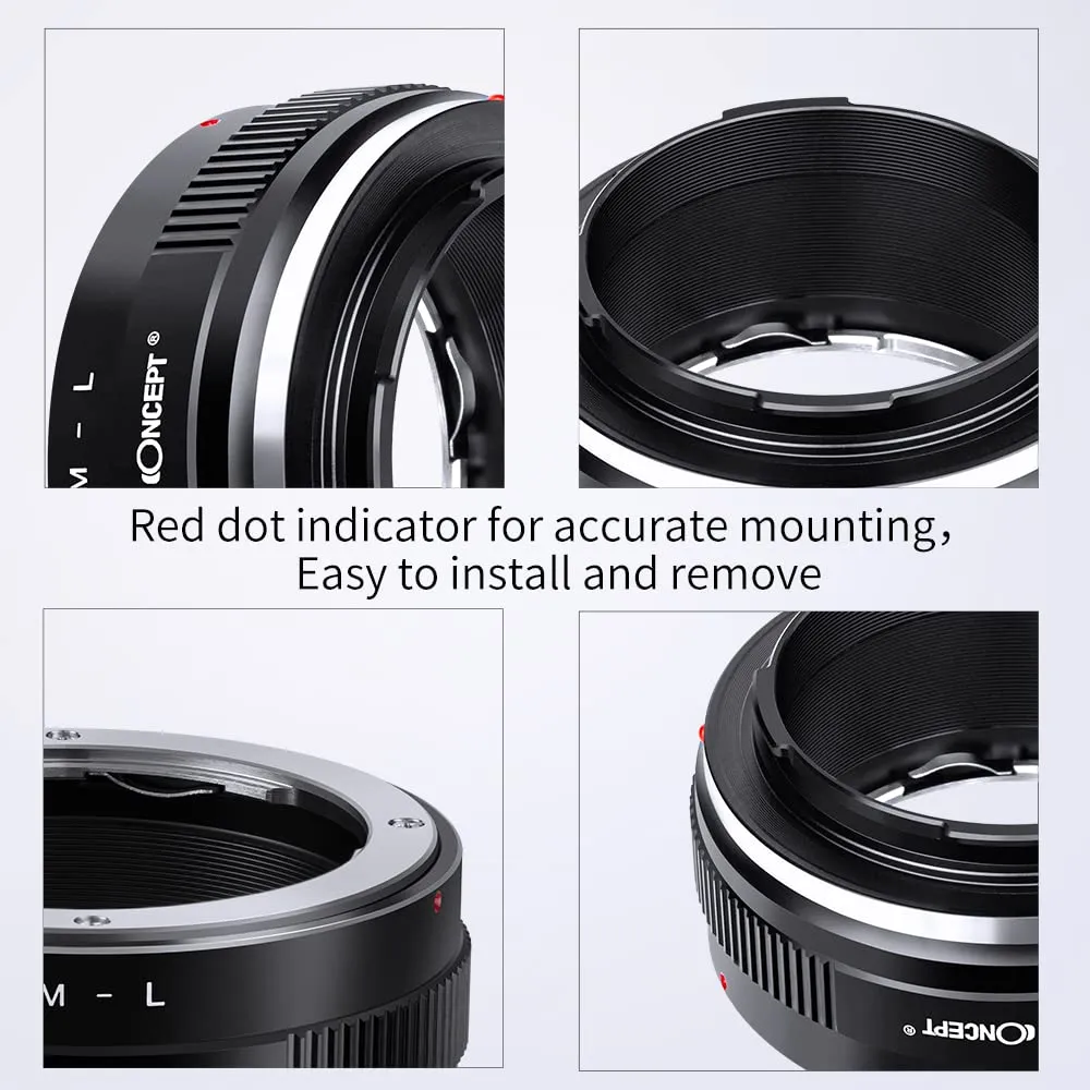 K&F Concept OM-L adattatore Olympus OM - L Mount manuale