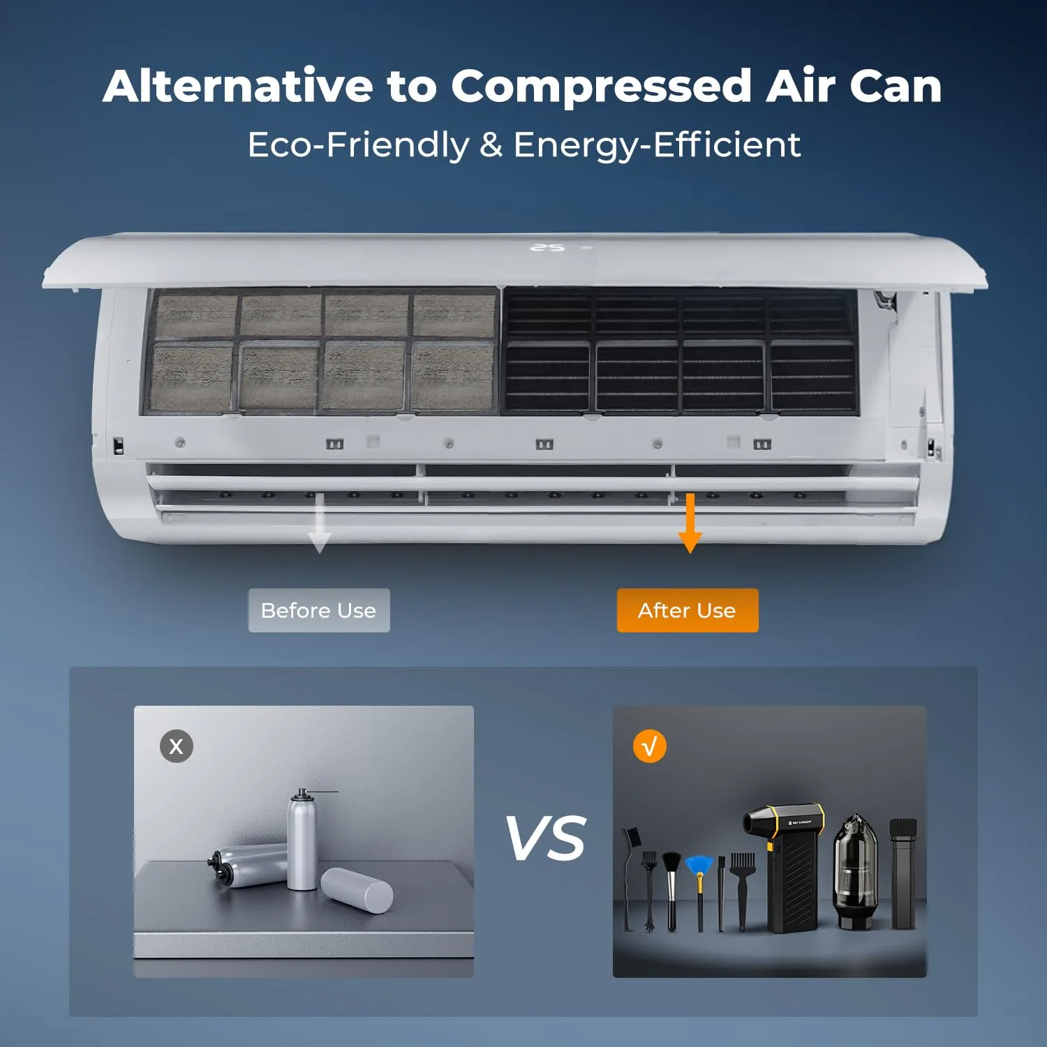 K&F Concept Magnetico Soffiatore Aria Elettrico