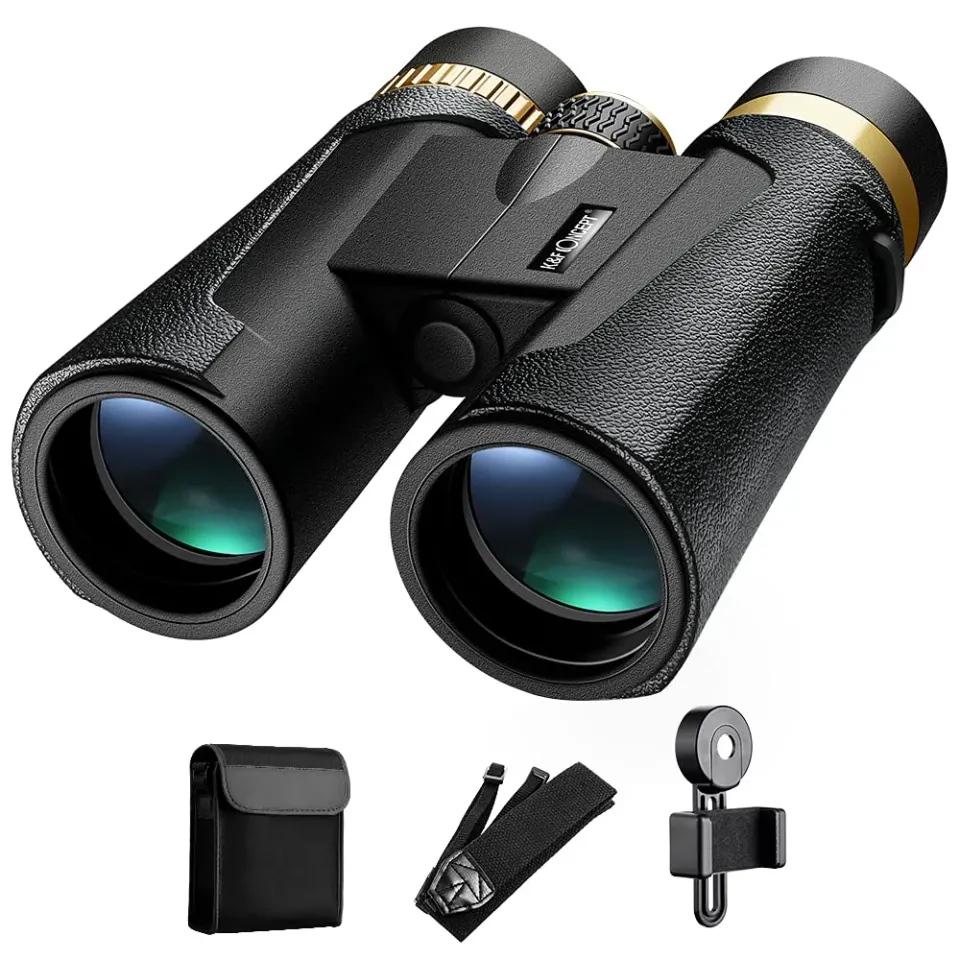 K&F Concept 12x42 binocolo professionale con clip telefono