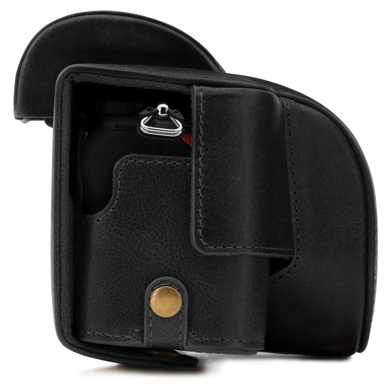 MegaGear Custodia Pelle Nikon Z50 16-50mm Nera Ever Ready