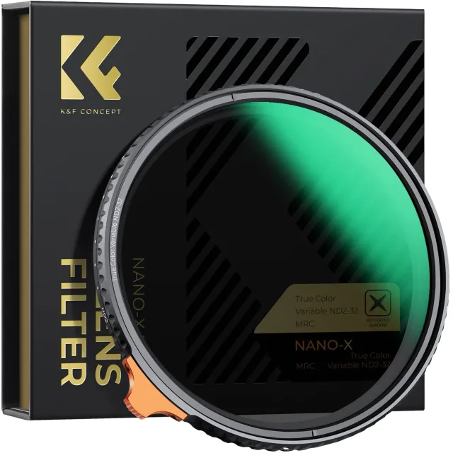 K&F Concept Nano-Xcel 67mm Filtro Variabile ND2-32 True Color