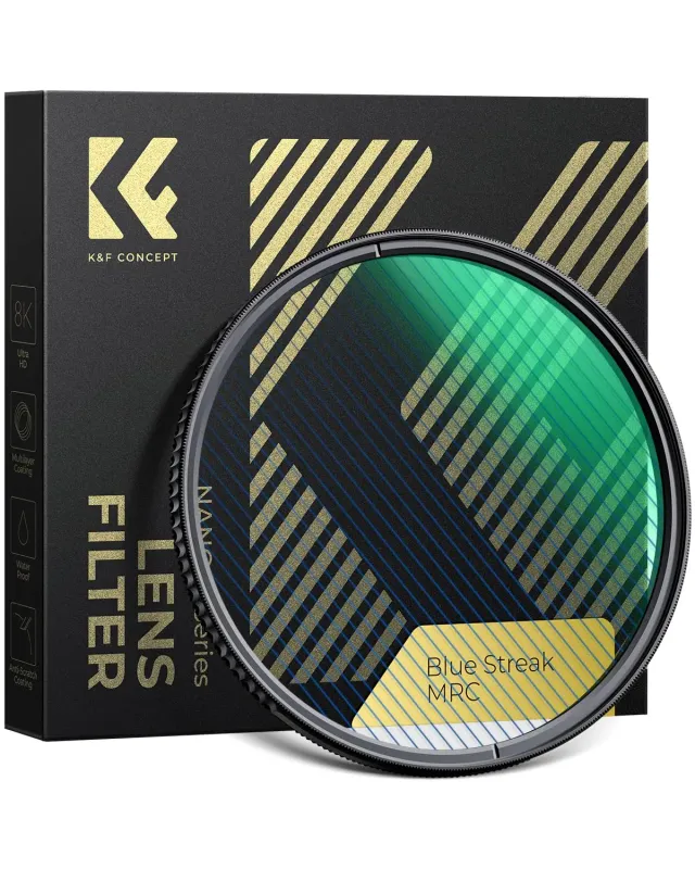 K&F Concept Nano-Xcel Filtro Streak Blu 49mm anamorfico