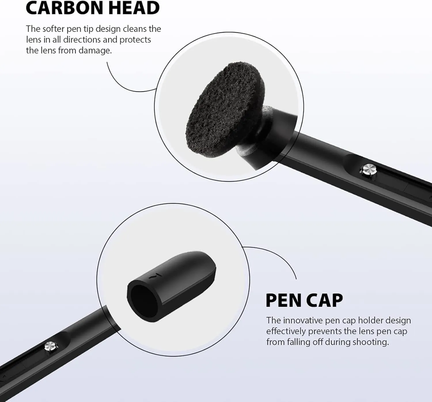 VSGO V-P01E Penna Pulizia Obiettivi Carbonio