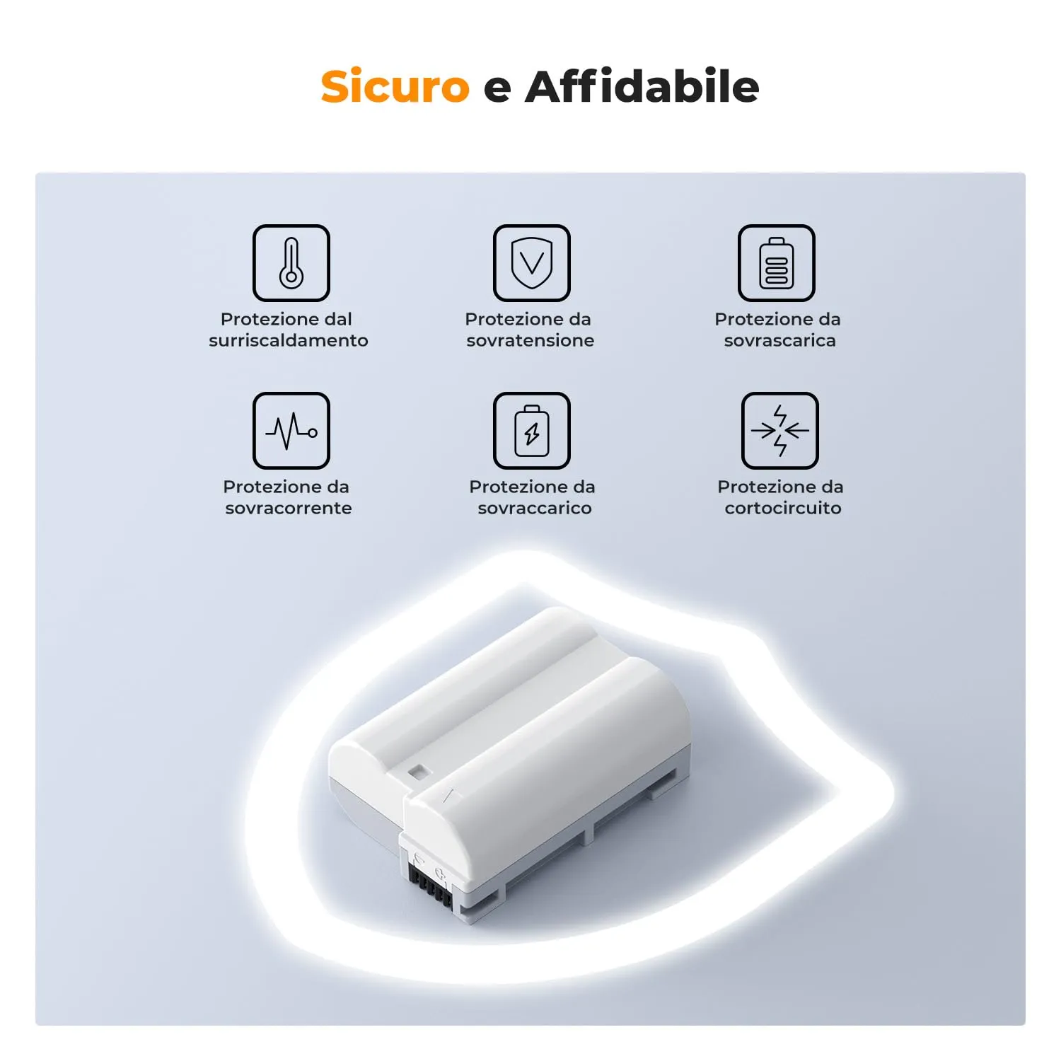 K&F Concept EN-EL15C Batteria Nikon 2600mAh USB-C