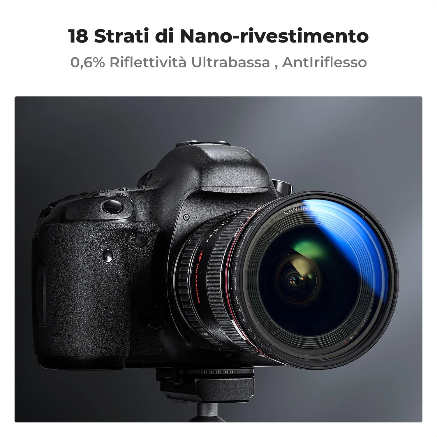 K&F Concept Nano-Klear 67mm Filtro ND2-400 True Color 1-9 Stop