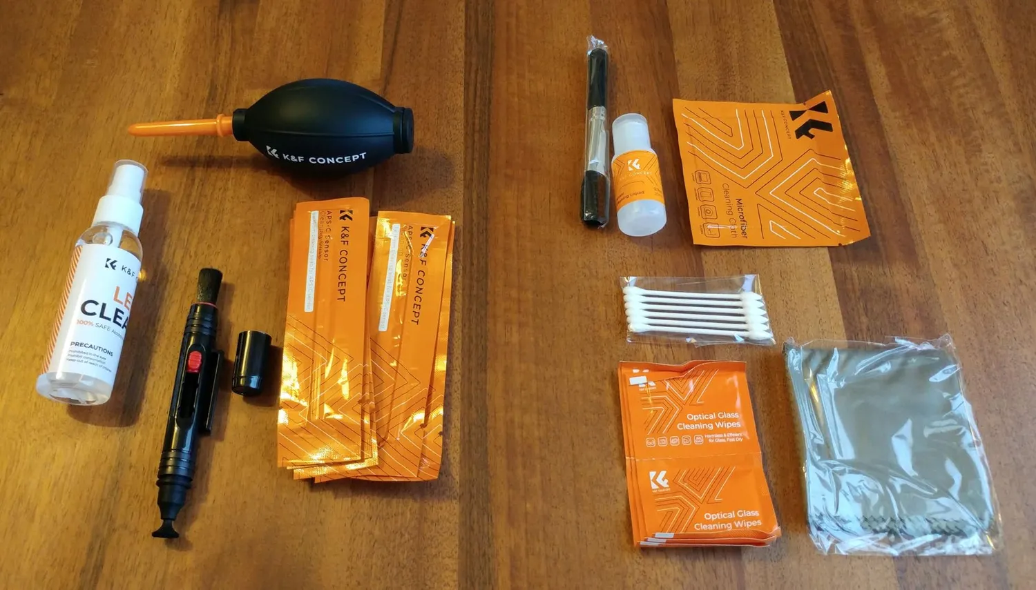 K&F Concept kit pulizia fotocamera 25 in 1 APS-C
