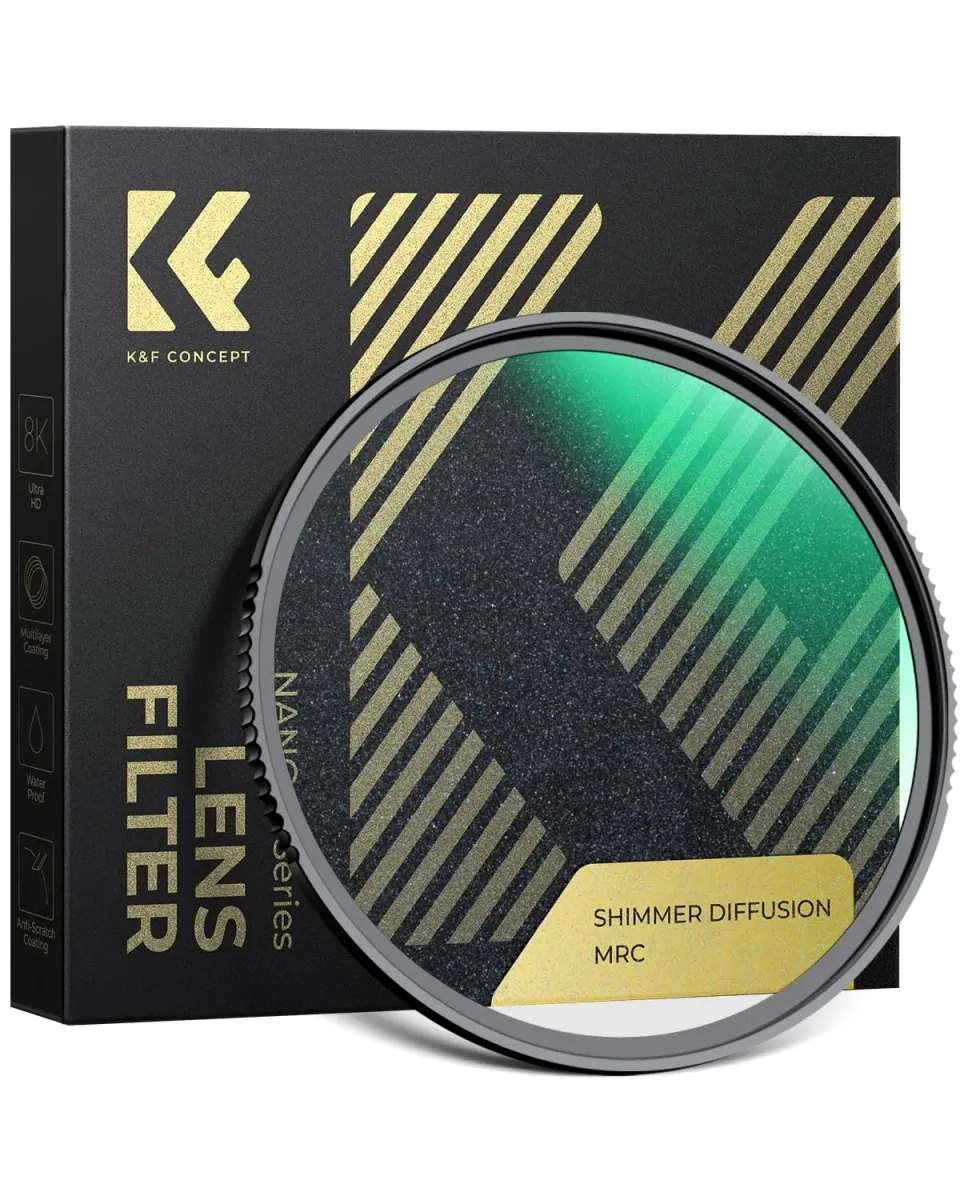 K&F Concept Nano-Xcel filtro shimmer diffusion 82mm glow