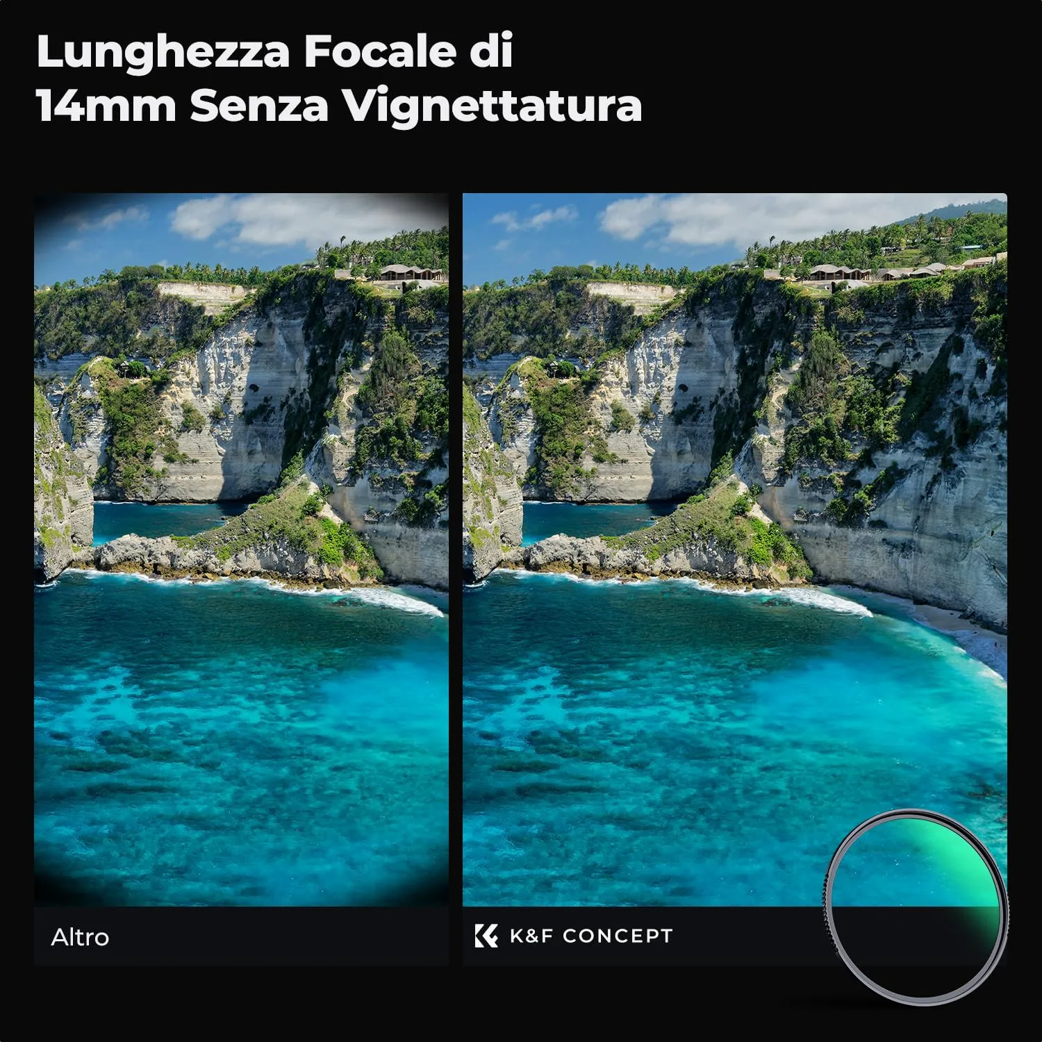 K&F Concept Nano-Xcel filtro UV protezione 82mm multistrato