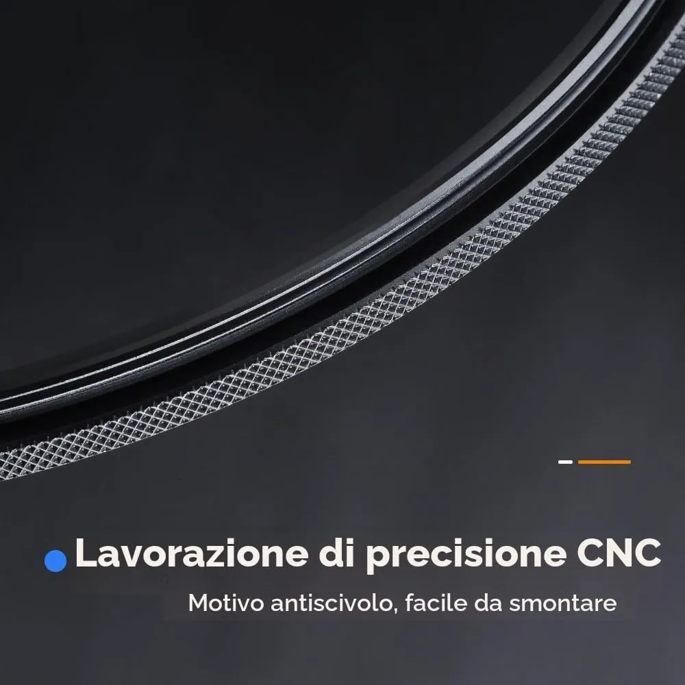 K&F Concept adattatore magnetico 82mm filtri alluminio