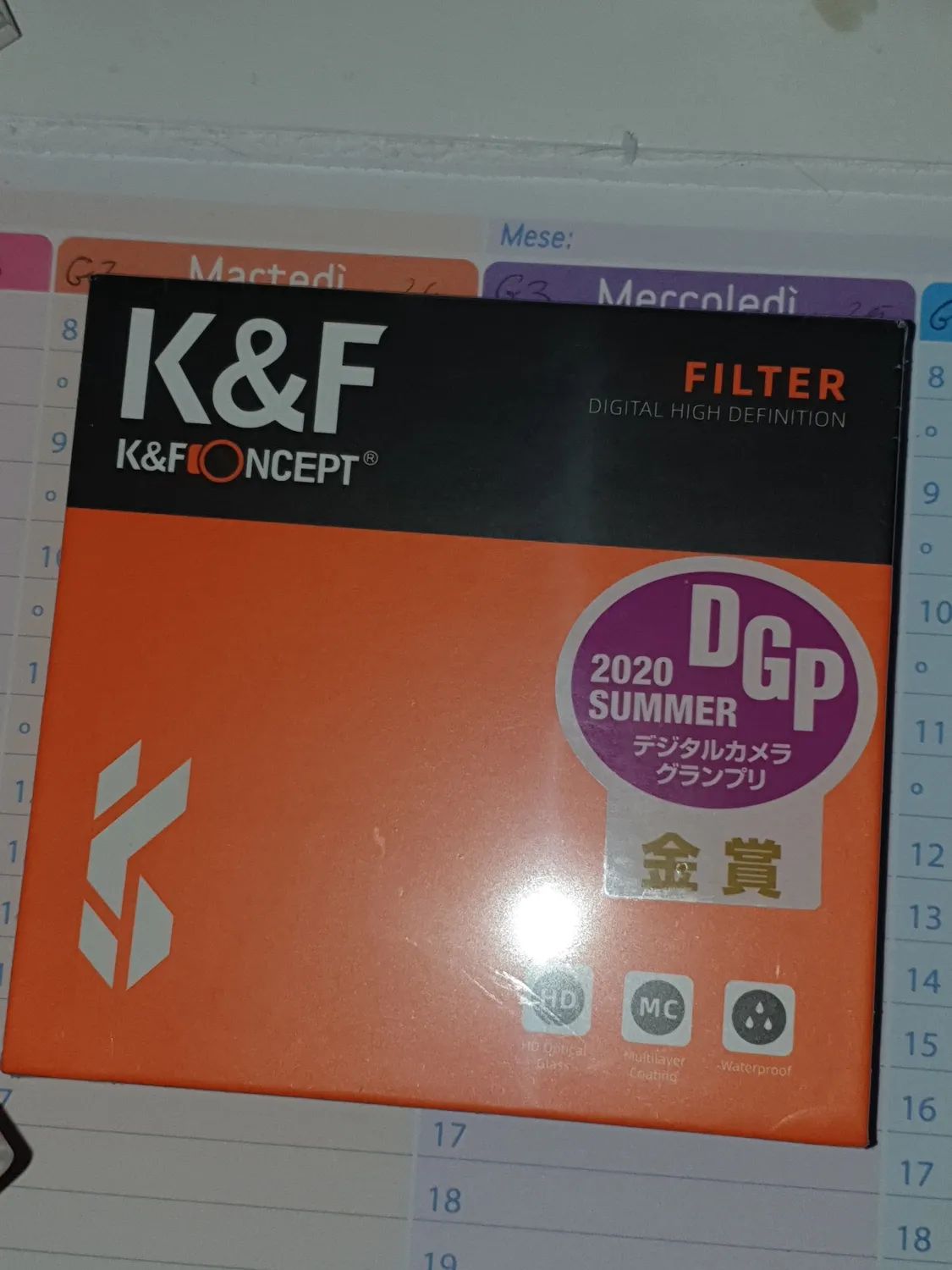 K&F Concept Nano-Xcel ND8-128 filtro variabile 67mm 3-7 stop