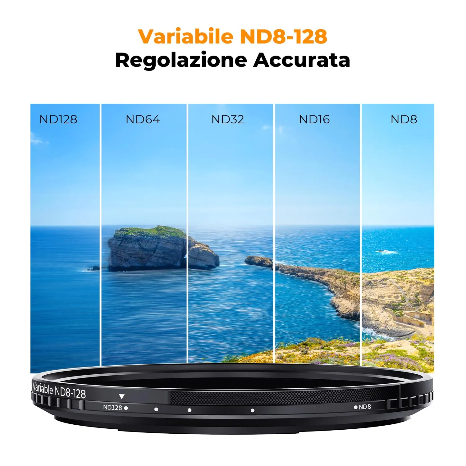 K&F Concept Nano-Xcel 67mm filtro ND8-128 magnetico 1-5 stop