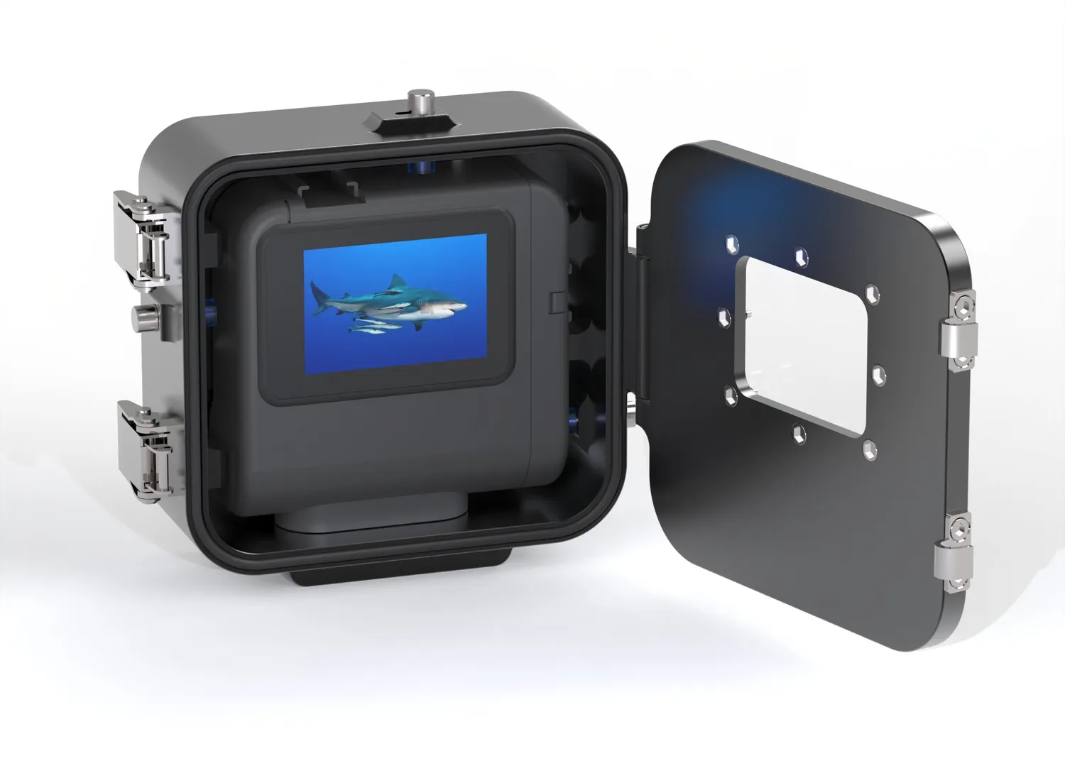 T-Housing H10 Power per GoPro Hero 9-13 Custodia Alluminio 250m