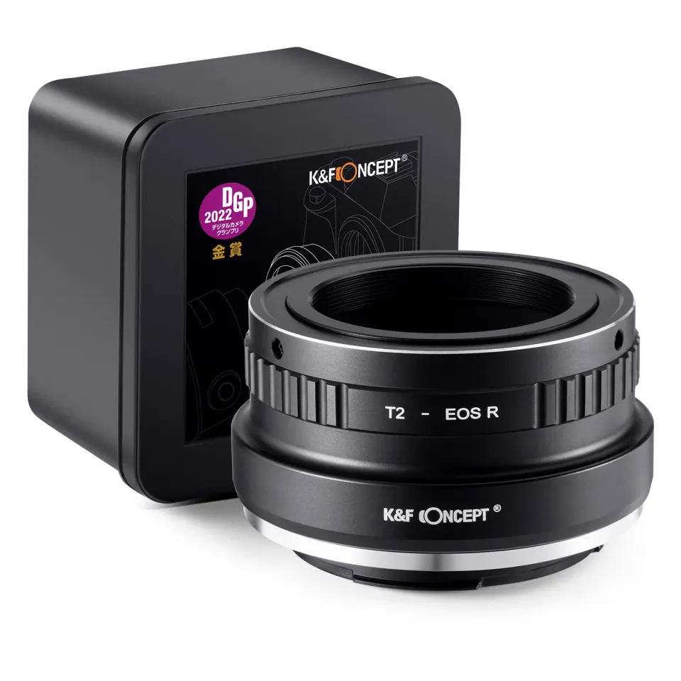K&F Concept T2-EOS R adattatore obiettivi manuale