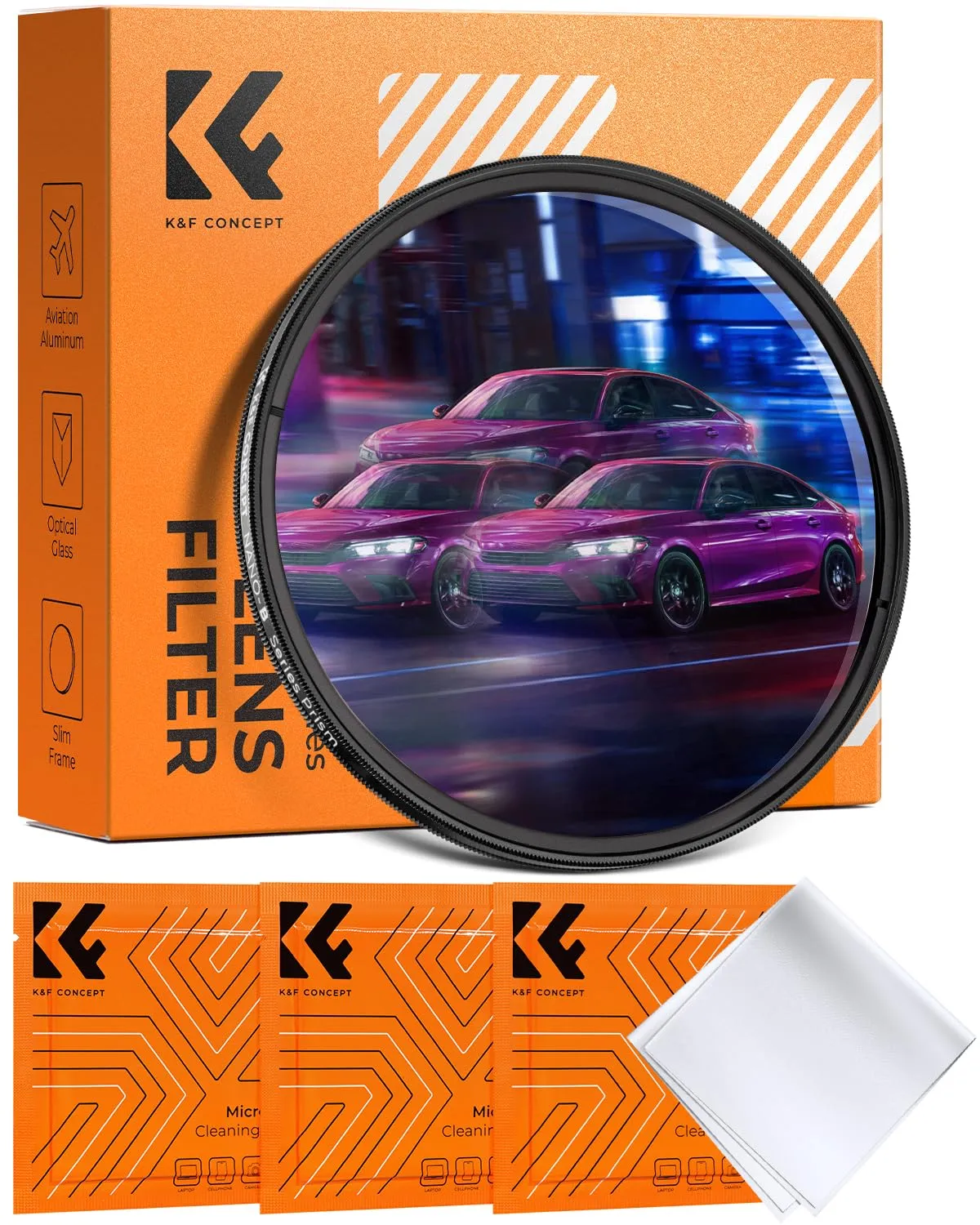 K&F Concept Nano Filtro Prisma Bilaterale 82mm