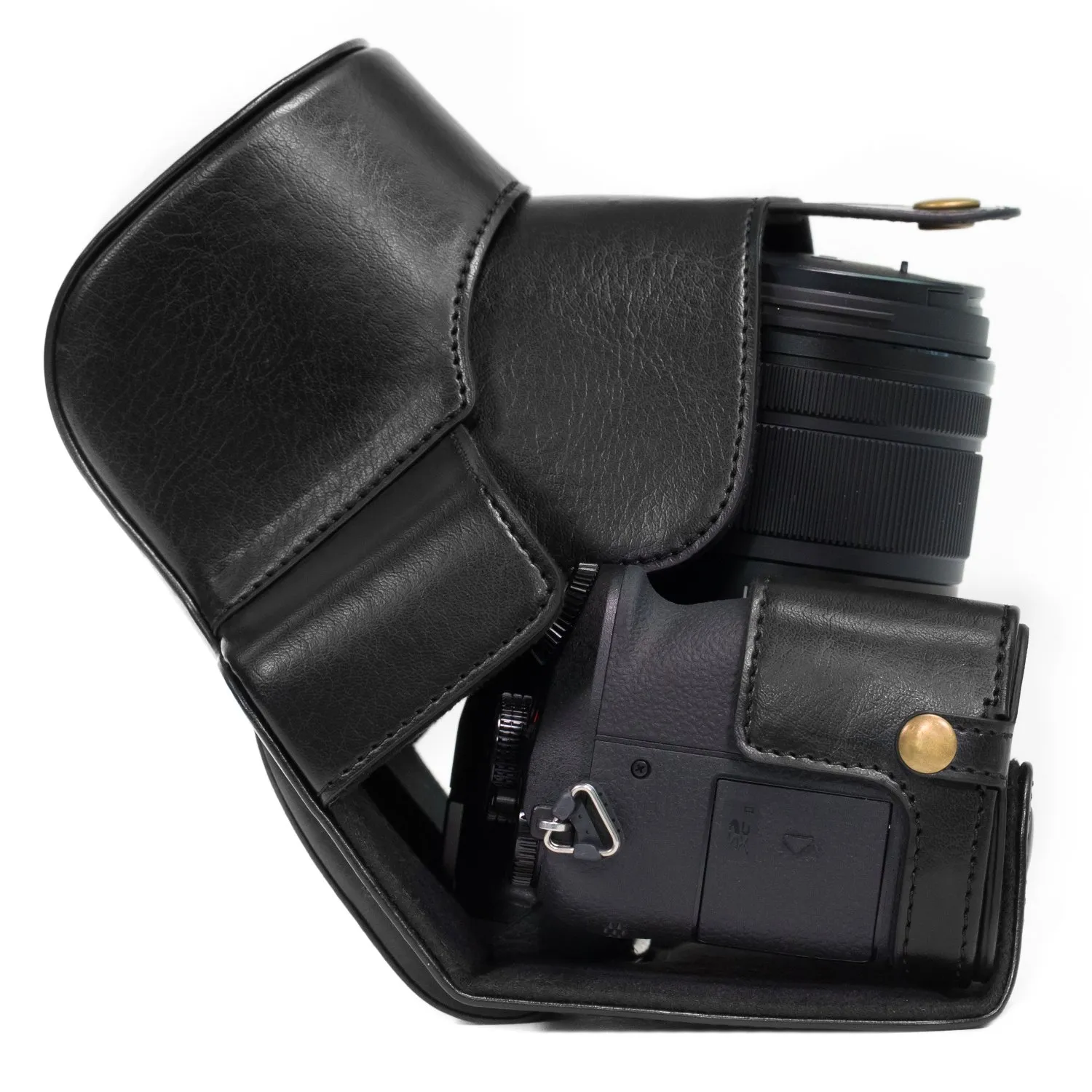 MegaGear Ever Ready custodia pelle G80 G81 12-60mm