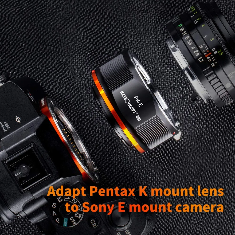 K&F Concept Adattatore Obiettivi PK su Sony E Manuale